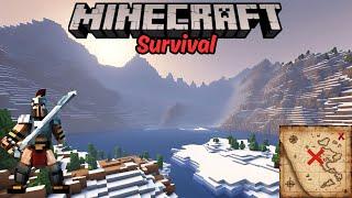 Minecraft Survival - Ep5 Buried Treasure  And getting lost