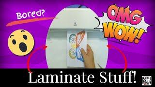 LAMINATOR Heat Foil DIY Crafts to kill the boredom