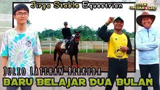 JULIO Naik SRI RENGGANIS  Latihan Berkuda Di Jirga Stable Purwakarta