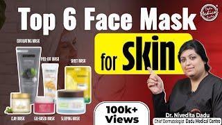Best Face Masks for Oily Skin Dry Skin Acne prone skin Glowing skin Blackheads & Whiteheads
