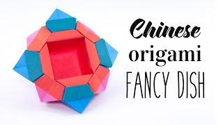Origami Chinese Fancy Dish Tutorial - Paper Kawaii