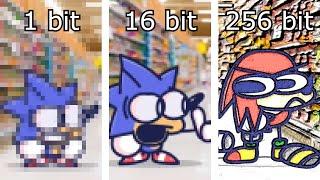 KNUCKLES JUST CHOOSE A SPAGHETTI SAUCE but its from 1 bit to 256 bits
