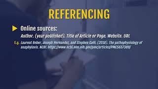 How to Reference Your Information Sources  Study Tips