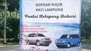 Kopdar KKCI Lampung  Pantai ketapang bahari padang cermin