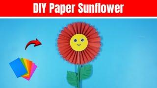How to Make A Beautiful Paper Sunflower  DIY Paper Sunflower
