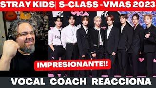 STRAY KIDS  S-CLASS VMAS 2023  VOCAL COACH REACCIONA  #straykids