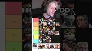 New tier list for Overwatch 2