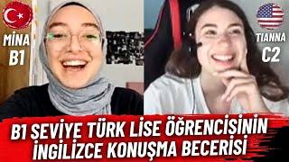 B1 Seviye Türk Lise Öğrencisinin İngilizce Konuşma Becerisi