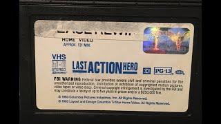 Opening to Last Action Hero 1993 VHS Incomplete