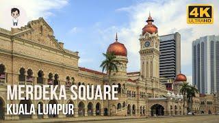Morning Walk Around Merdeka Square  Dataran Merdeka  Kuala Lumpur  Walking Tour 2022 4K