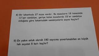 3.sınıf çarpma problemleri @Bulbulogretmen #matematik #çarpma #problem #3sınıf #keşfet