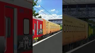 Different Coaches of Indian Railways in Indian Train Simulator #shorts