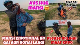 Finally Avs और Mansi के बीच सब Theek हो गया Mansi Bike Sai Gir GaiPagal Ladki Ka Pair Tuut Gya