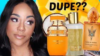 NEW FRAGRANCE WORLD TROPICAL KISS PERFUME REVIEW VS AJAYEB DUBAI PORTRAIT & MANGO KISS FRAGRANCES