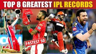 Top 8 Unbreakable Records of IPL History  Greatest Records  IPL 2021