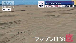 アマゾン川“砂漠化”史上最低の水位　干ばつが変えた風景【スーパーJチャンネル】2024年10月2日