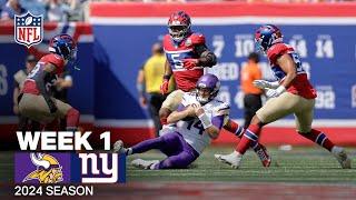 Minnesota Vikings vs. New York Giants Game Highlights  NFL 2024 Season