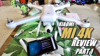 XIAOMI MI Drone 4K Review - Part 1 In-Depth - Unboxing Inspection Setup & UPDATING