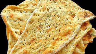 تهیه نان سنگک بازاری به روش خانگی  -    How To Bake a Homemade Sangak Bread