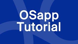 OSapp Tutorial