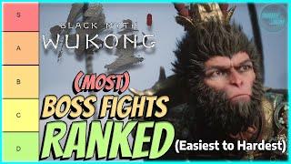 Black Myth Wukong ALL Bosses RANKED Easiest to Hardest