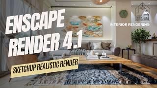 Sketchup Realistic Render - Enscape 4.1 interior Rendering