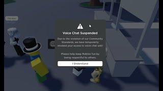 Getting FALSELY BANNED on Roblox Voice Chat Experiment