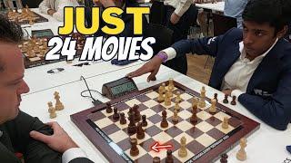 Praggnanandhaa Just needs 24 Moves