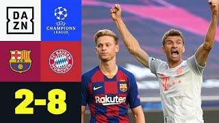 Bayern-Tornado fegt über Barca hinweg FC Barcelona - FC Bayern 28  UEFA Champions League  DAZN