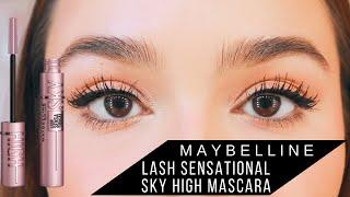 Maybelline Lash Sensational Sky High Mascara Review + Demo