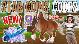 ALL 9 NEW *STAR COINS* CODES FREE HORSES STAR COINS STAR RIDER ITEMS & MORE COMING *SOON*