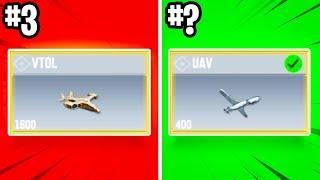 RANKING ALL SCORESTREAKS FROM WORST to BEST in COD Mobile