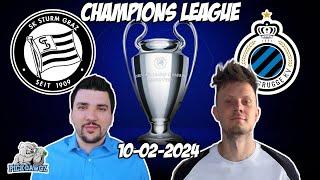 Sturm vs Club Brugge Champions League Free Picks 1022024 PickDawgz Corner Kick  Free Soccer Picks