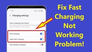 How to Fix Samsung Fast Charging Not Working problem - Howtosolveit