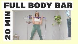 Pilates Bar Full Body Workout  20 Minutes