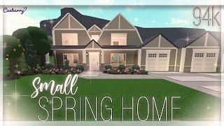 Bloxburg Small Spring House 94k Speed Build