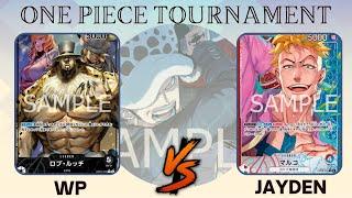 ワンピカード  ONE PIECE CARD GAME TOURNAMENT   赤青·マルコ VS 新黑ルッチ 