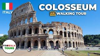 Colosseum Walking Tour - 4K - Rome Italy