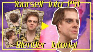 YOURSELF as a PS1 Style Character  Blender Beginner Tutorial