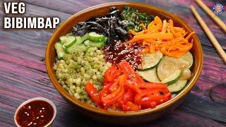 Veg Bibimbap Recipe  Rice Bowl Recipes For Lunch  Bibimbap Sauce  Easy Tiffin Box Ideas  Bhumika