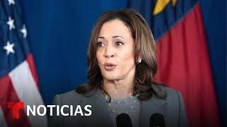 Kamala Harris recauda $2 millones y Biden recibe el apoyo moral de los Clinton  Noticias Telemundo