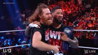 Jey Uso forgives Sami Zayn - WWE RAW 11282022