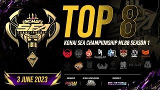  LIVE  KOHAI SEA CHAMPIONSHIP S1  Top 8  Bahasa Indonesia