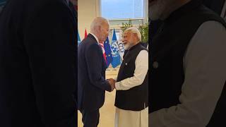 PM Modi holds talks with US President Joe Biden  G7 Summit  #shorts