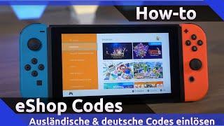 Nintendo Switch - Ausländische Spiele Codes eingeben & einlösen