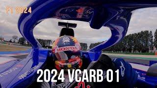 F1 2024 ️ VCARB 01 Test & Filming Day Misano CircuitYuki Tsunoda & Daniel Ricciardo