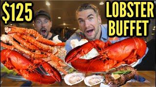 $125 UNLIMITED LOBSTER BUFFET WITH KING CRAB  ENDLESS SEAFOOD STEAK PRIME RIB  USAs BEST BUFFET