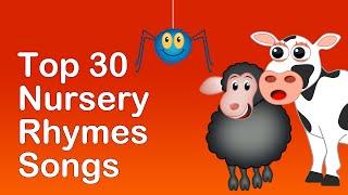 TOP 30 NURSERY RHYMES SONGS  Compilation  Nursery Rhymes TV  English Songs For Kids