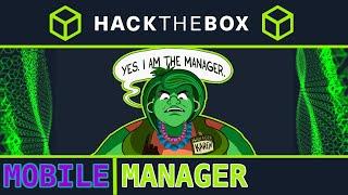 Manager easy HackTheBox Mobile Challenge APK Reversing  Traffic Analysis