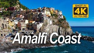 Amalfi Coast 4K Drone Footage with Soothing Music